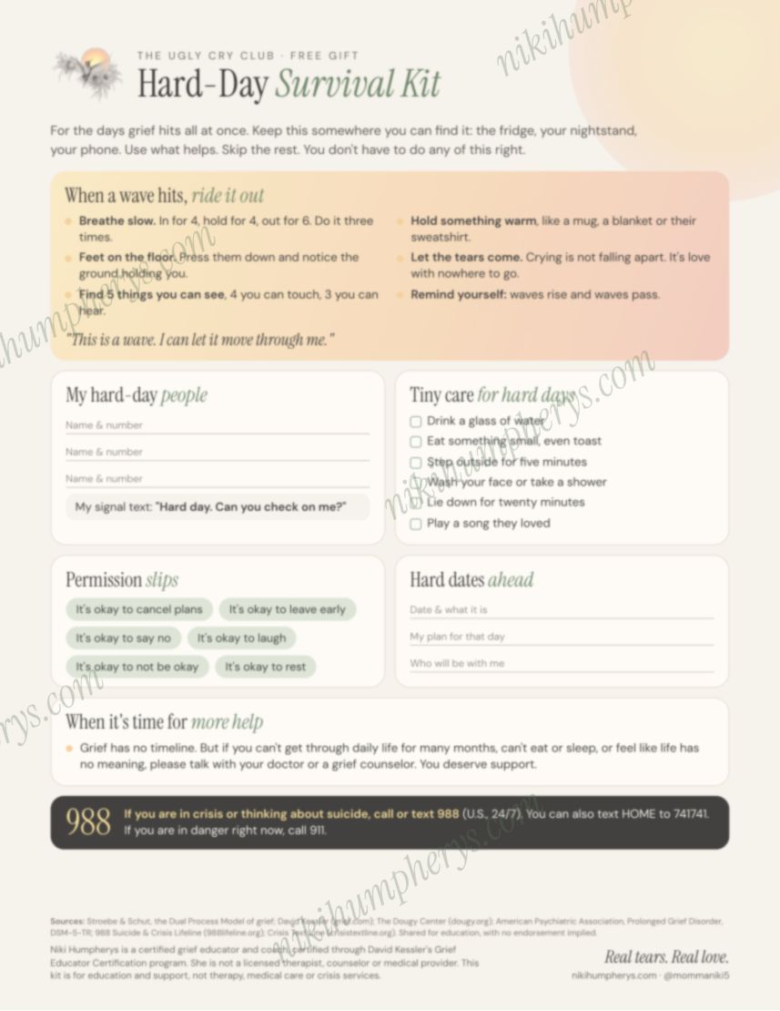 A page from Hard-Day Survival Kit